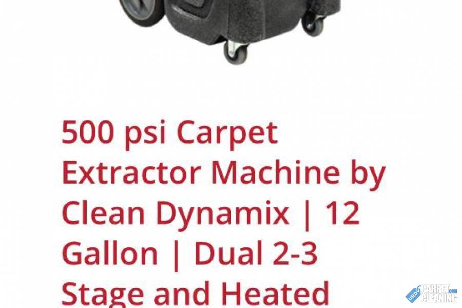 Clean Dynamix 500 PSI Carpet Extractor