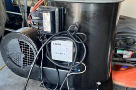 El Diablo stained steel heater coil 