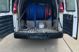 2005 Chevrolet Express with Electric Truck Mount Carpet Cleaner