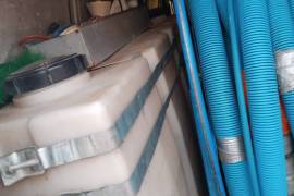 REEL & 400FT vac hose & sprayer hose combo