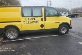 2000 Gmc savana Carpet cleaning van 