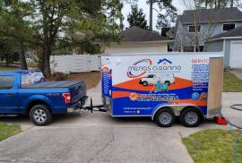 Carpet Cleaning Trailer with truck mount 