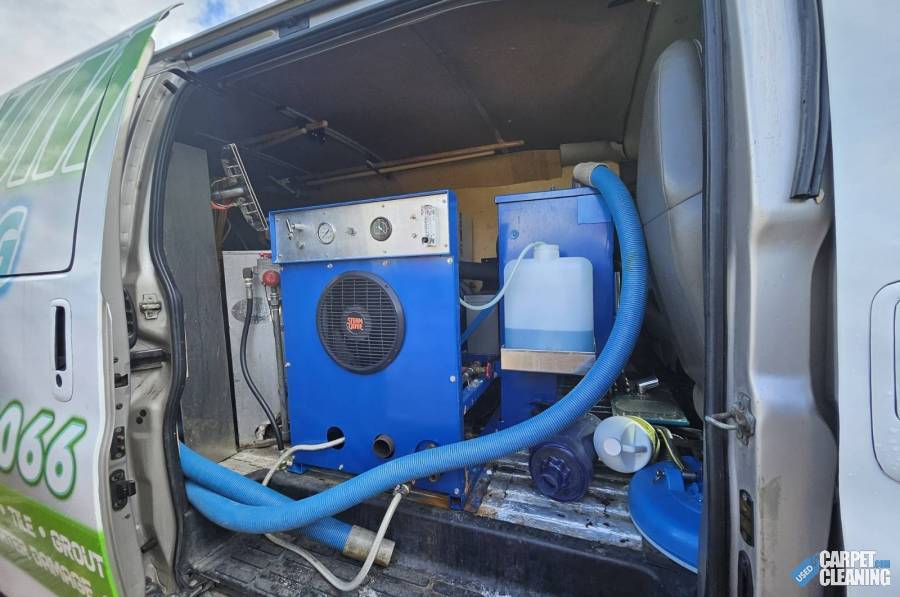 carpet cleaning van 