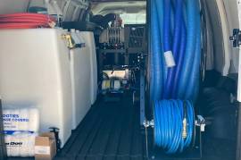 Fully Equipped Carpet Cleaning Van with Apex 570 Truckmount