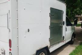 GMC box truck with Nike Dual 37 