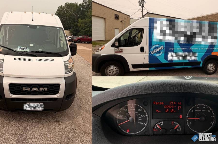 2020 Ram ProMaster 2500 High Roof Turnkey Carpet Cleaning Van