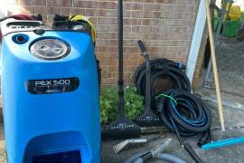 Gently used carpet cleaning equipment for sale 