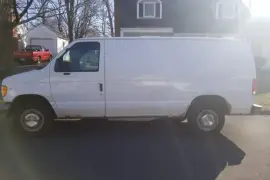 Carpet cleaning van