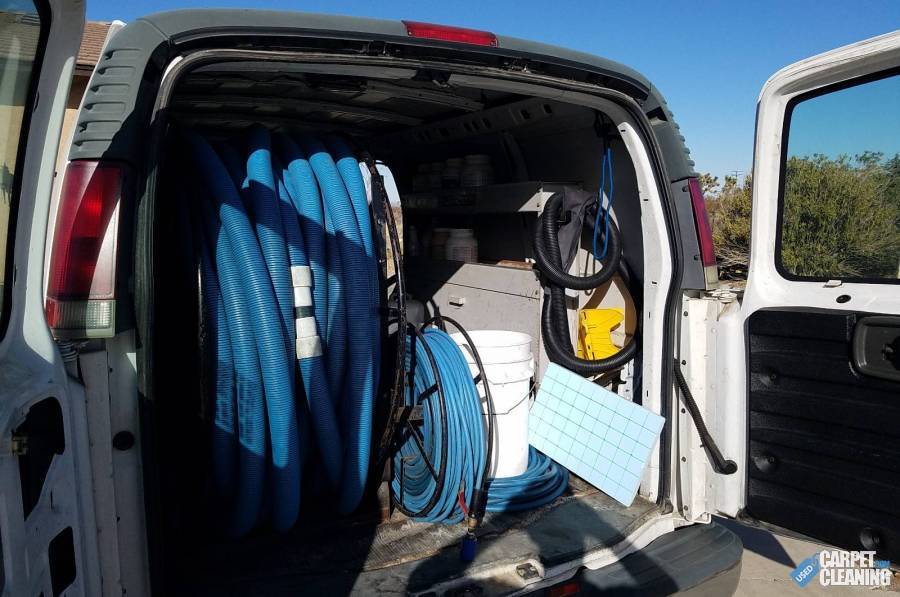 Carpet Cleaning Van W Truck Mount Unit