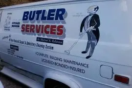 "Original Butler Van Powered carpet Van"